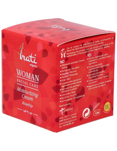Crema Facial Hidratante Rosa Mosqueta Bio 50Ml. de Irati Organic