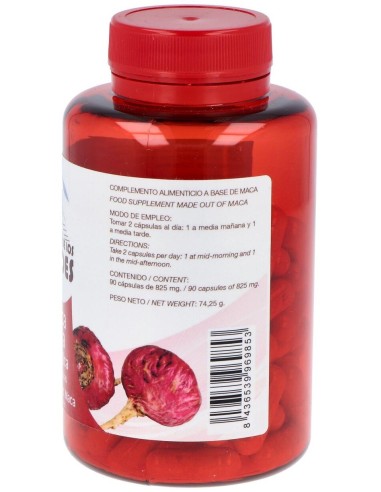 Maca Roja 850Mg. 90Cap. Eco de El Oro De Los Andes
