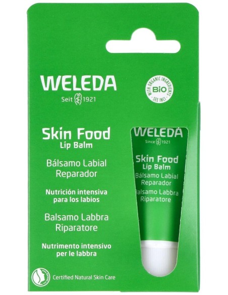 Pack Skin Food Lip Balm Balsamo Labial 6Udx8Ml. de Weleda