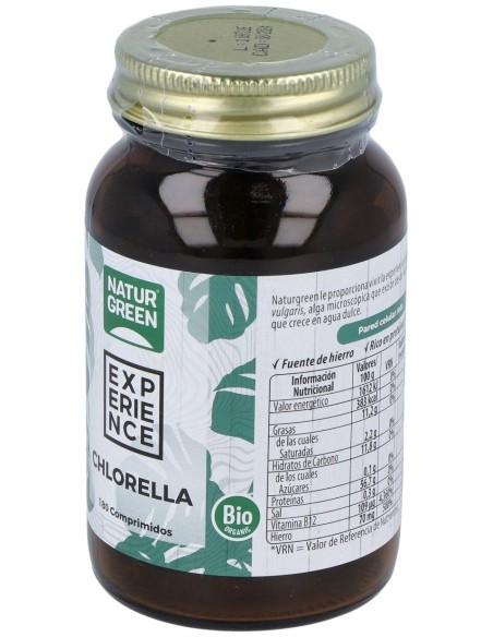 Experience Chlorella 180 Comprimidos de Naturgreen