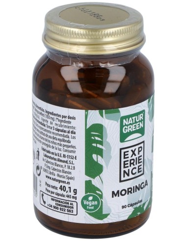 Experience Moringa Bio 90 Cápsulas  de Naturgreen