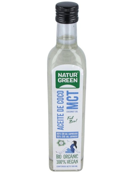 Aceite De Coco Mct 500Ml. Bio Vegan de Naturgreen