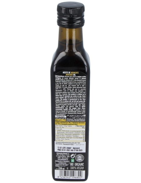 Aceite De Aguacate 250Ml. Bio de Naturgreen
