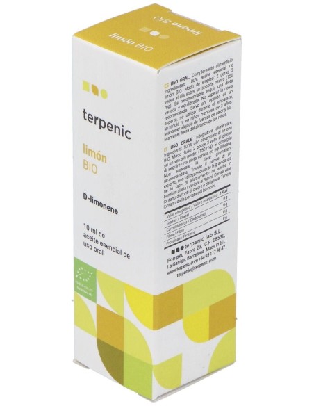 Limon Aceite Esencial Alimentario Bio 10Ml. de Terpenic