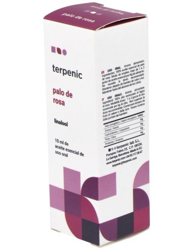 Palo De Rosa Aceite Esencial Alimentario 10Ml. de Terpenic