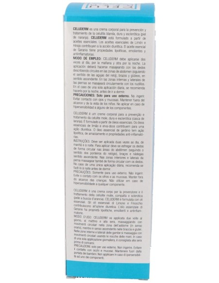 Celuderm Crema Anticelulitica Formula Seda 200Ml. de Terpenic Medical