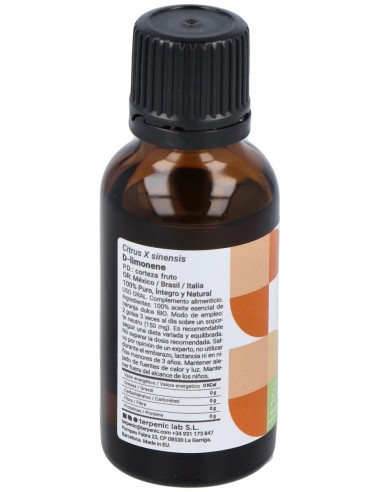 Naranja Aceite Esencial Bio 30Ml. de Terpenic