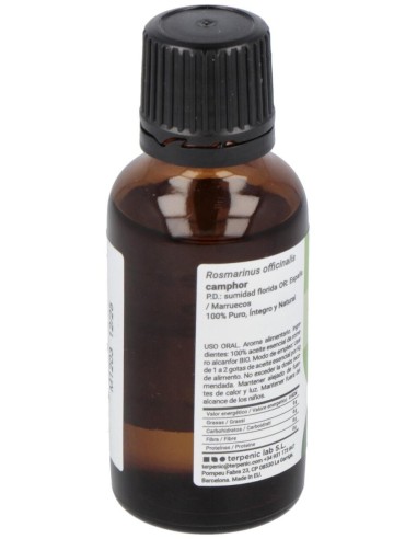 Romero Alcanfor Aceite Esencial Bio 30Ml. de Terpenic