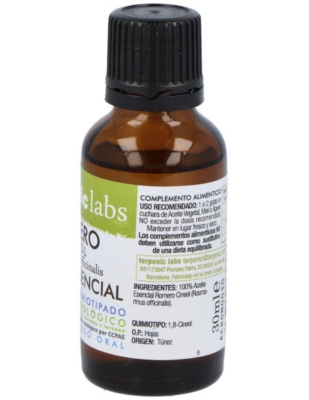 Romero Cineol Aceite Esencial Bio 30Ml. de Terpenic