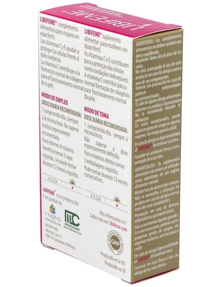 Libifeme 30Comp. de Yfarma