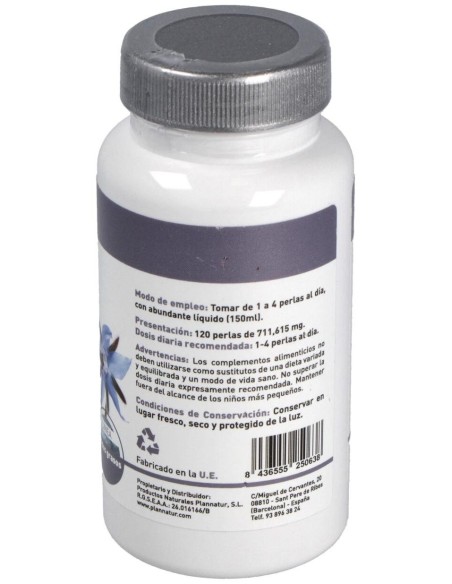 Onagra + Borraja + Vit. E 500Mg. 120Perlas de Plannatur