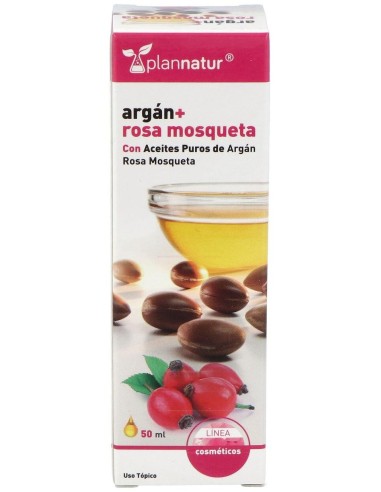 Aceite Rosa Mosqueta + Argan 50Ml. de Plannatur