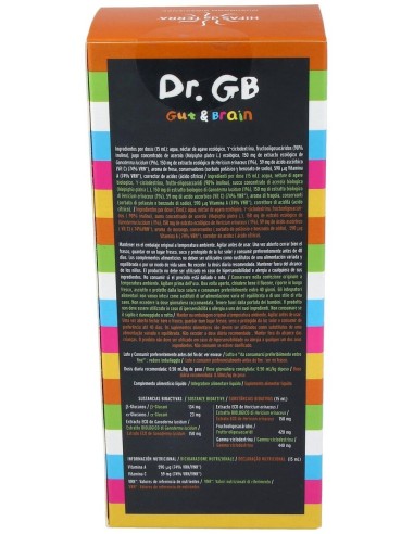 Jarabe Dr. GB Gut & Brain 250Ml de Hifas Da Terra - Hdt