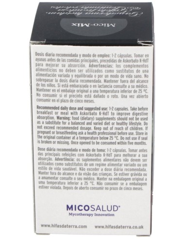 Mico Mix 70 capsulas de Hifas da Terra