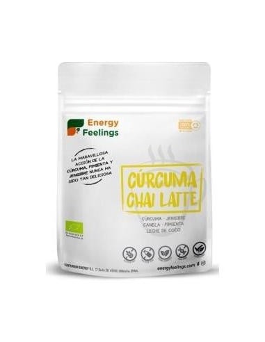 Curcuma Chai Latte 150Gr. Eco Vegan Sg de Energy Feelings
