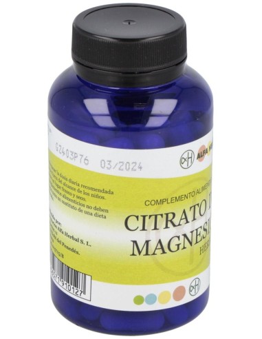 Citrato De Magnesio 90Cap. de Alfa Herbal