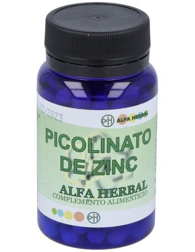 Picolinato De Zinc 90Cap. de Alfa Herbal