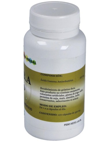 Gaba 250Mg. 120Cap. de Alfa Herbal