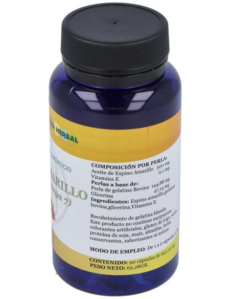 Espino Amarillo Omega 7 90Perlas de Alfa Herbal