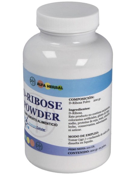 D-Ribosa 200Gr. de Alfa Herbal