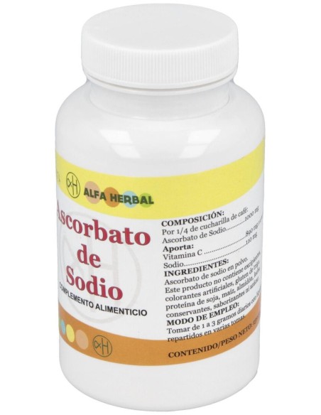 Ascorbato Sodico Polvo 250Gr. de Alfa Herbal