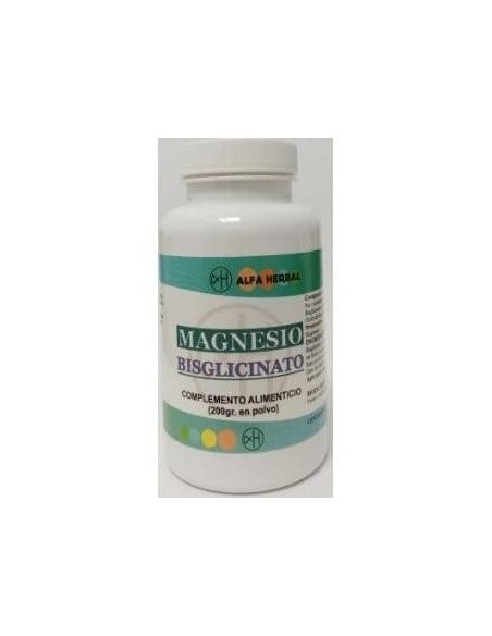 Magnesio Bisglicinato Polvo 200Gr. de Alfa Herbal
