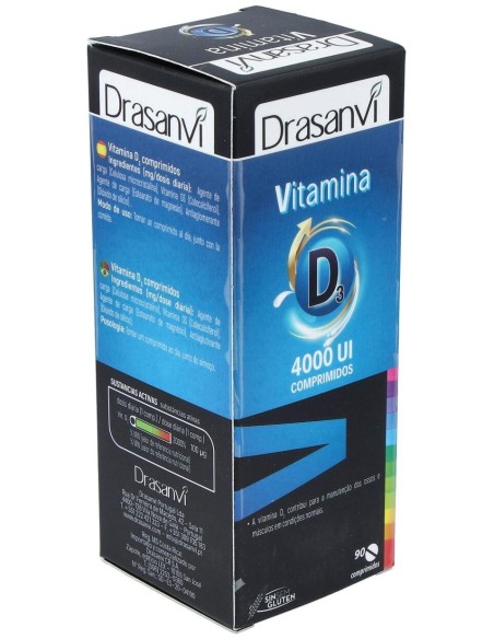 Vitamina D3 4000Ui 90Comp. de Drasanvi