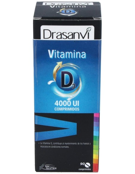 Vitamina D3 4000Ui 90Comp. de Drasanvi