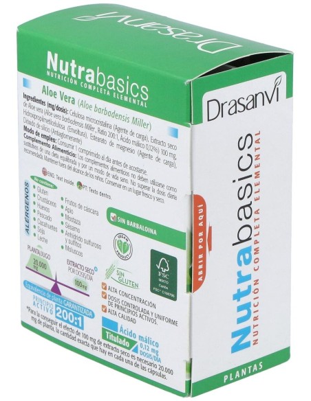 Nutrabasics Aloe Vera 60Comp. de Drasanvi
