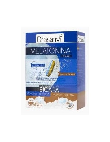 Melatonina Bicapa Retard 60Comp. de Drasanvi