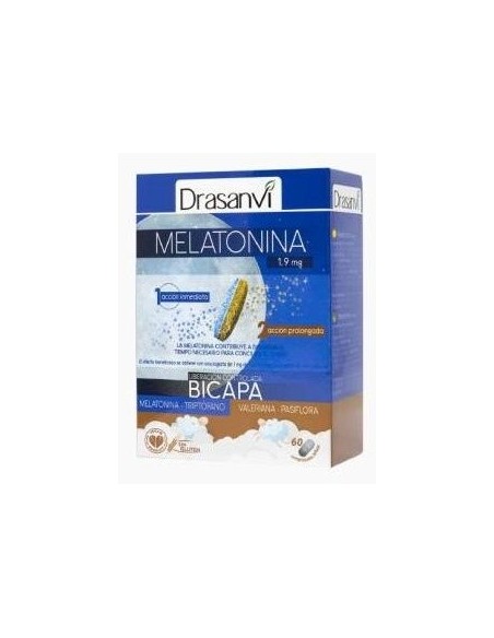 Melatonina Bicapa Retard 60 Comprimidos Drasanvi