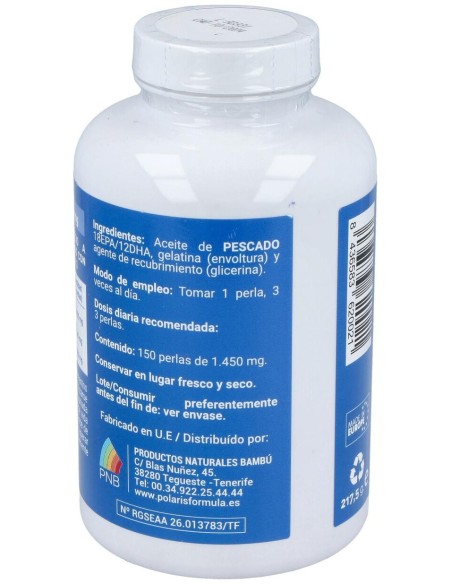 Omega 3 1000Mg. 150Perlas de Polaris