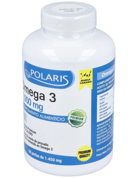 Omega 3 1000Mg. 60Perlas de Polaris