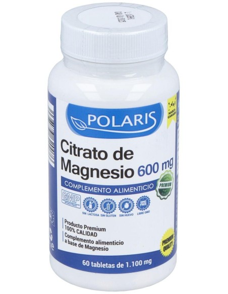 Magnesio Citrato 600Mg. 60Comp. de Polaris