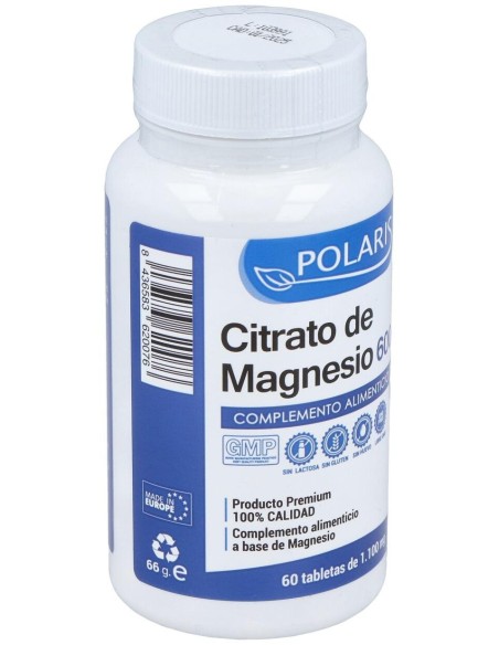 Magnesio Citrato 600Mg. 60Comp. de Polaris