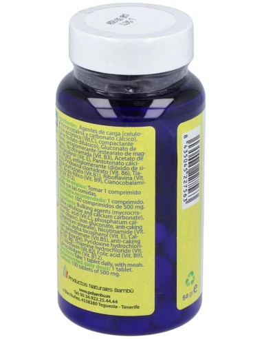 Multivitaminas 500Miligramos 100 Comprimidos Polaris