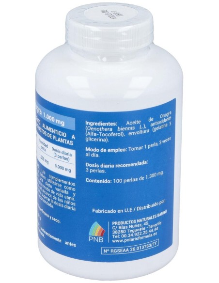Onagra 1000Mg. 100Perlas de Polaris
