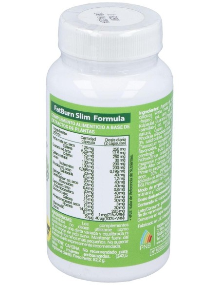 Fatburnslim 870Mg. 60Cap. de Polaris