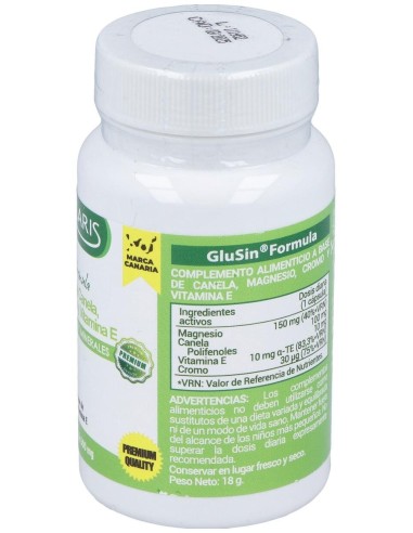 Glusin (Canela + Magnesio) 600Mg. 30Cap. de Polaris