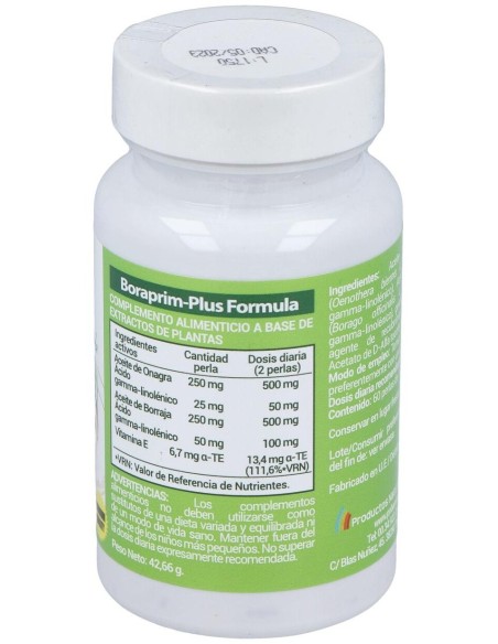 Boraprim Plus 700Mg. 60Cap. de Polaris