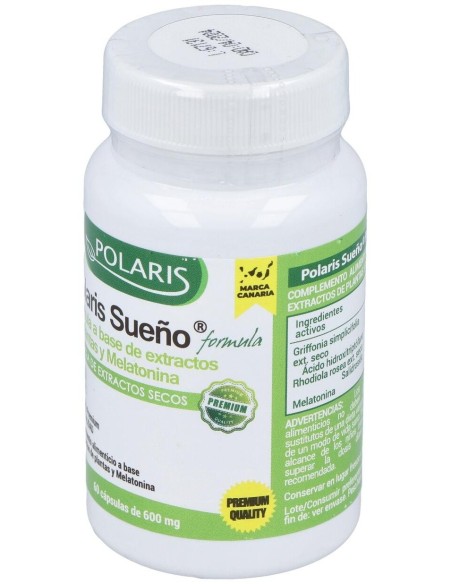 Sueño (Somniplus) 600Mg. 60Cap. de Polaris