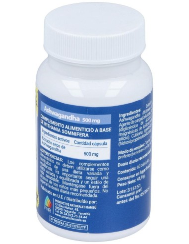 Ashwagandha 60Cap. de Polaris