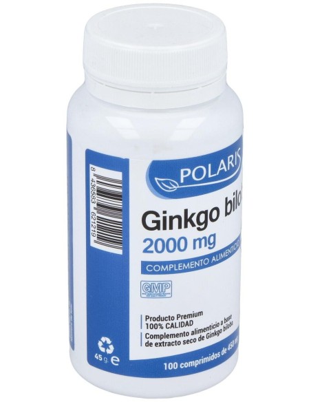 Ginkgo Biloba 2000Mg. 100Comp. de Polaris