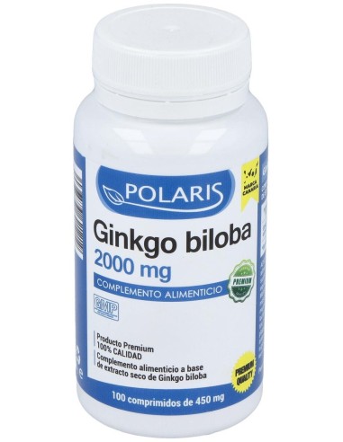 Ginkgo Biloba 2000Mg. 100Comp. de Polaris