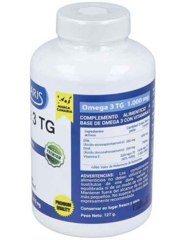 Omega 3 Tg 1000Mg. 90Perlas de Polaris
