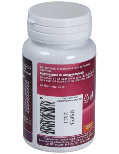 Enzimas Digestivas 60Comp. de Naturbite