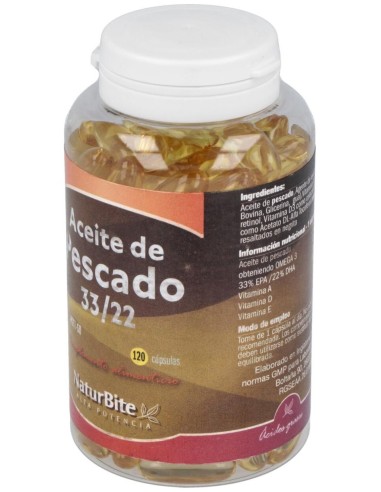 Aceite De Pescado 1000Mg. 120Cap. de Naturbite
