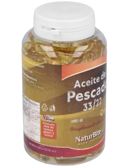 Aceite De Pescado 1000Mg. 120Cap. de Naturbite