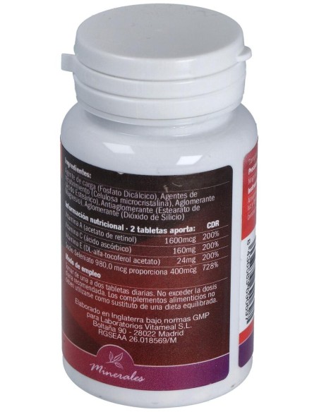 Selenio 200mcg+ACE, 60 Tabl. de NaturBite