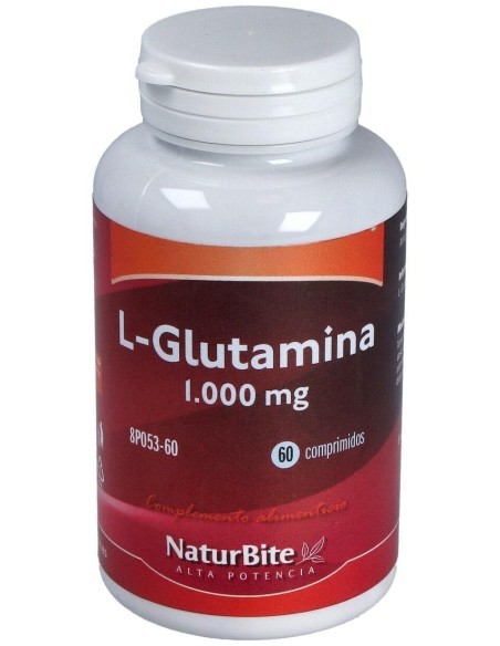 L-Glutamina 1.000mg, 60 Tabl. de NaturBite